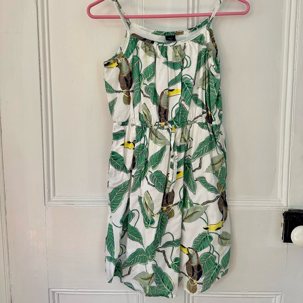 GAP Green and White Kids Casual Dress